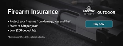 The image is to show basic numbers for the gun insurance offered by Lockton Affinity